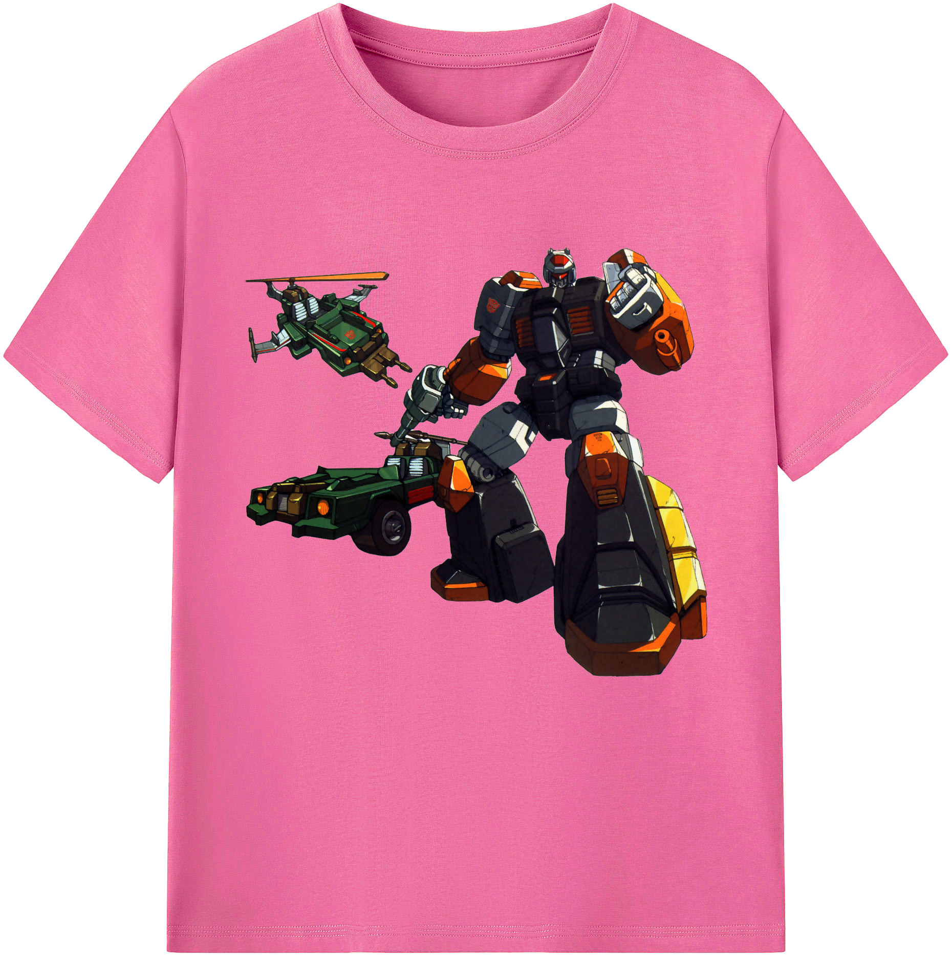 （画像用）  レディースカジュアルプリントTシャツ（綿100％）